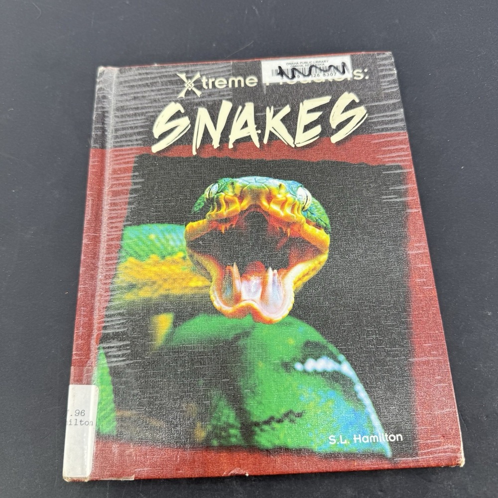 Xtreme Predators Snakes S.L. Hamilton 2010 Hardcover Kids Reptile Book